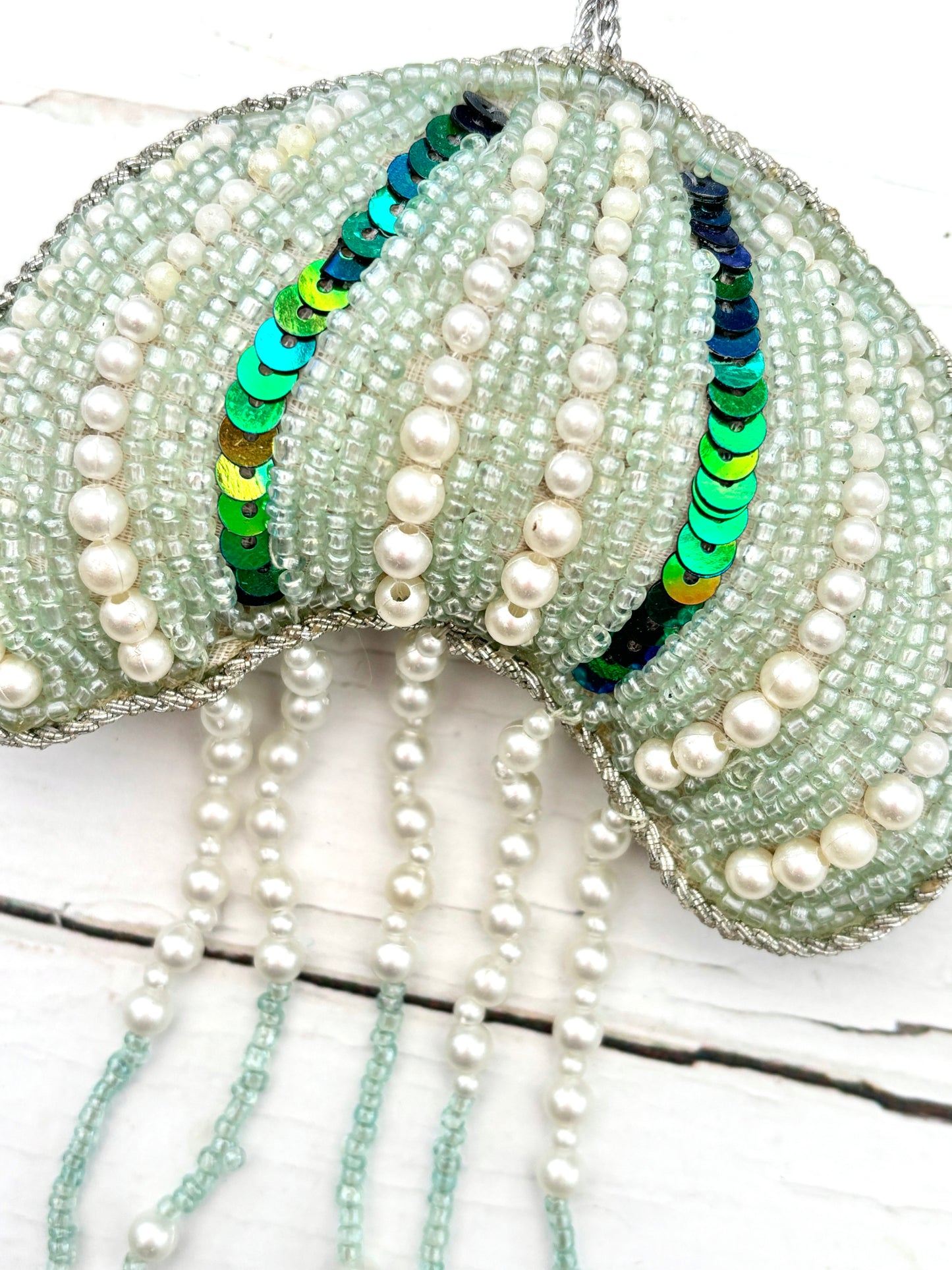 Beaded Jellyfish Luxury Hanging Decoration