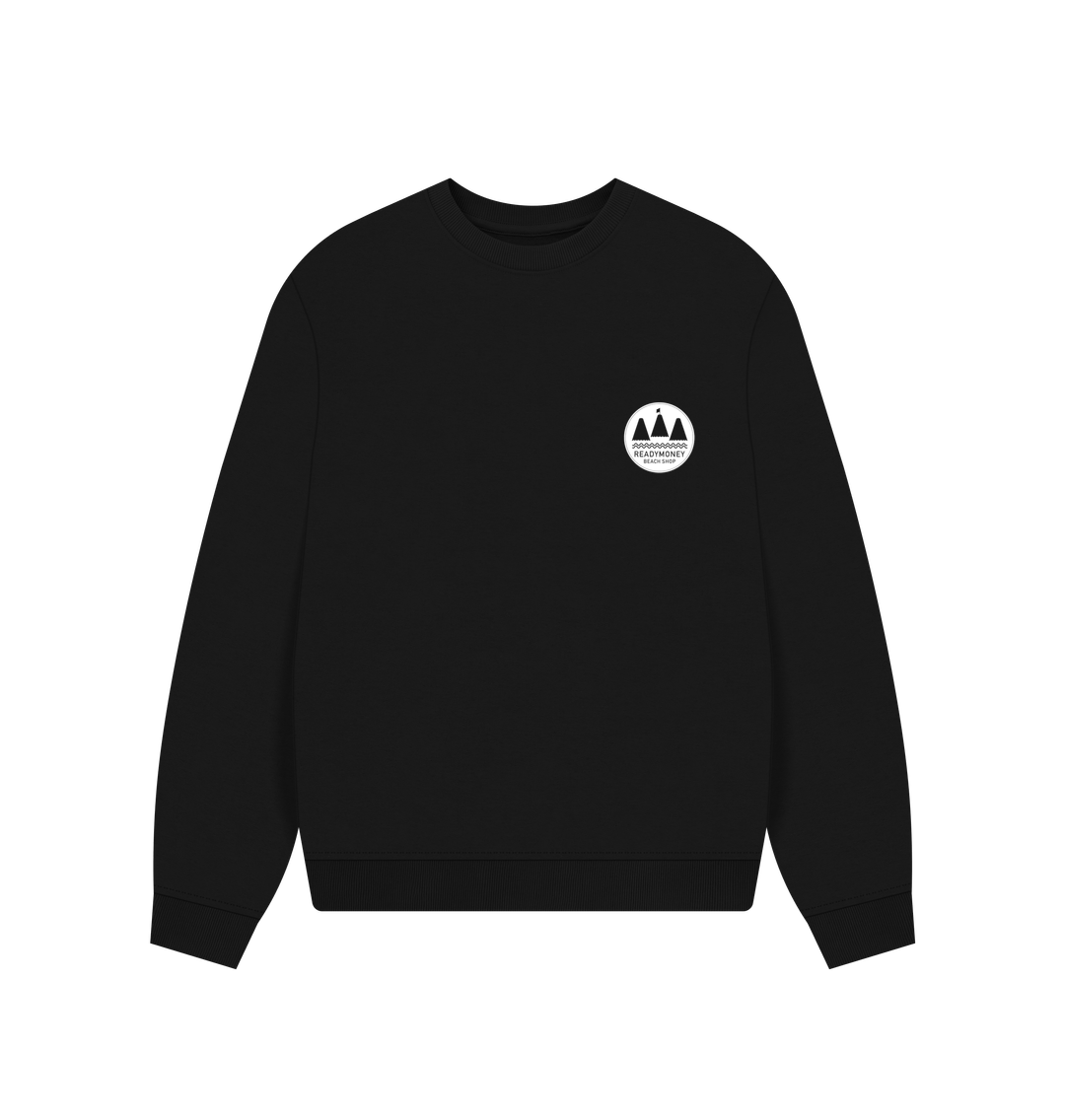 Black Staff Oversized Ladies Sweat