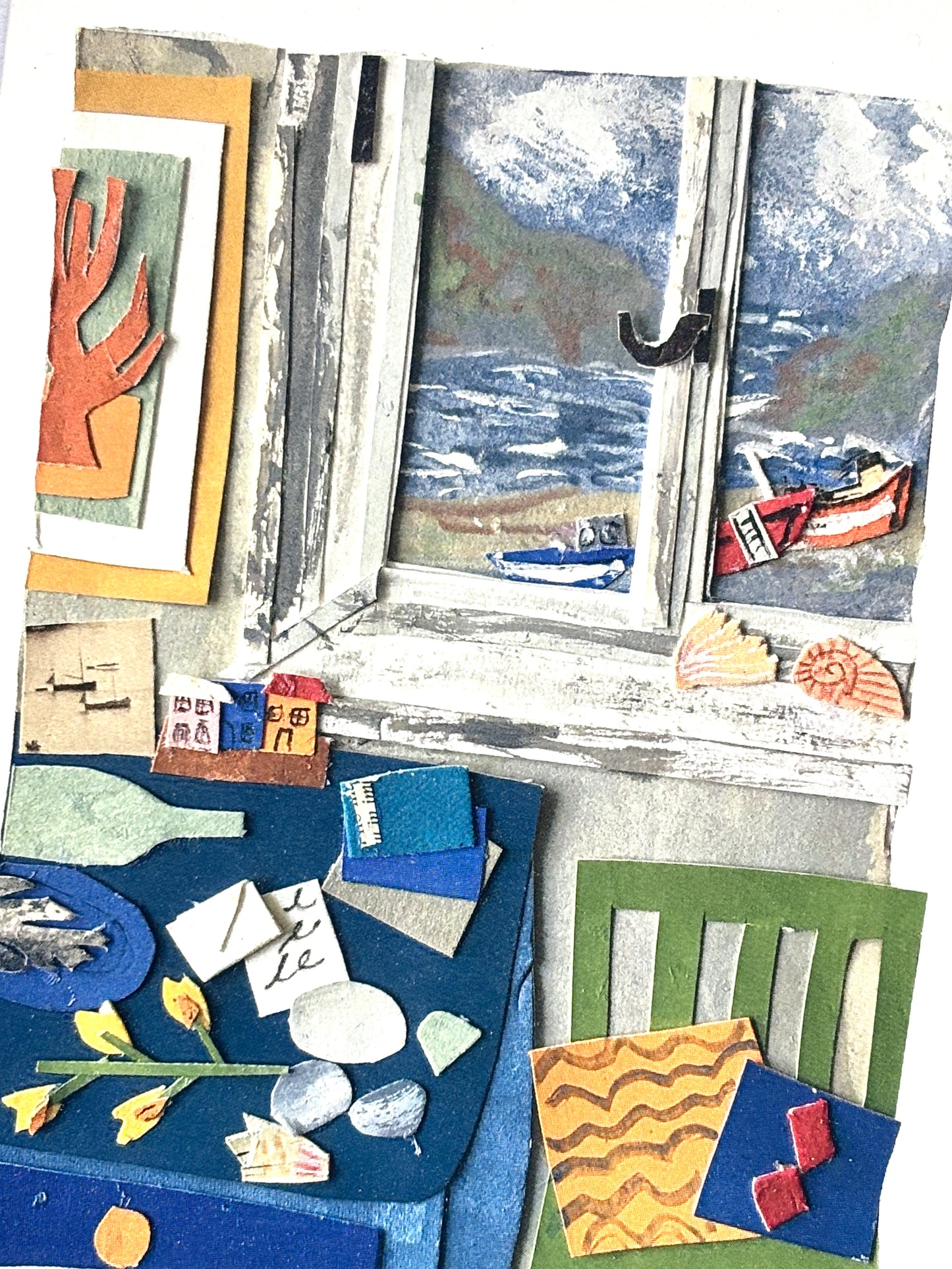 A Cornwall Scene Collage Greetings Card