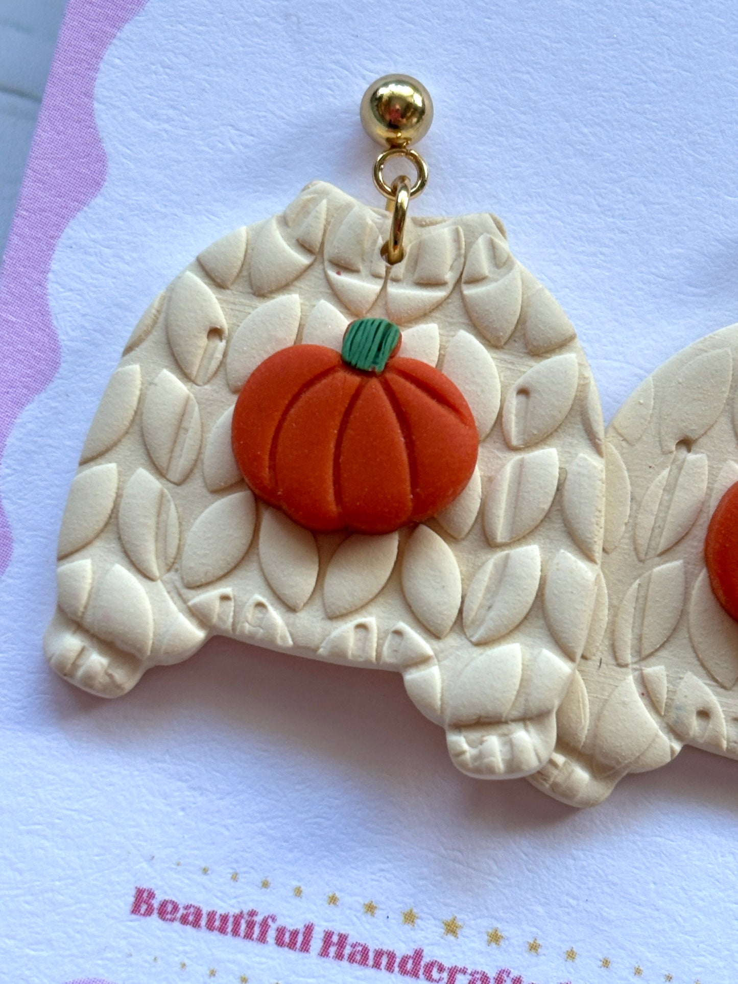 Pumpkin Jumper Earrings