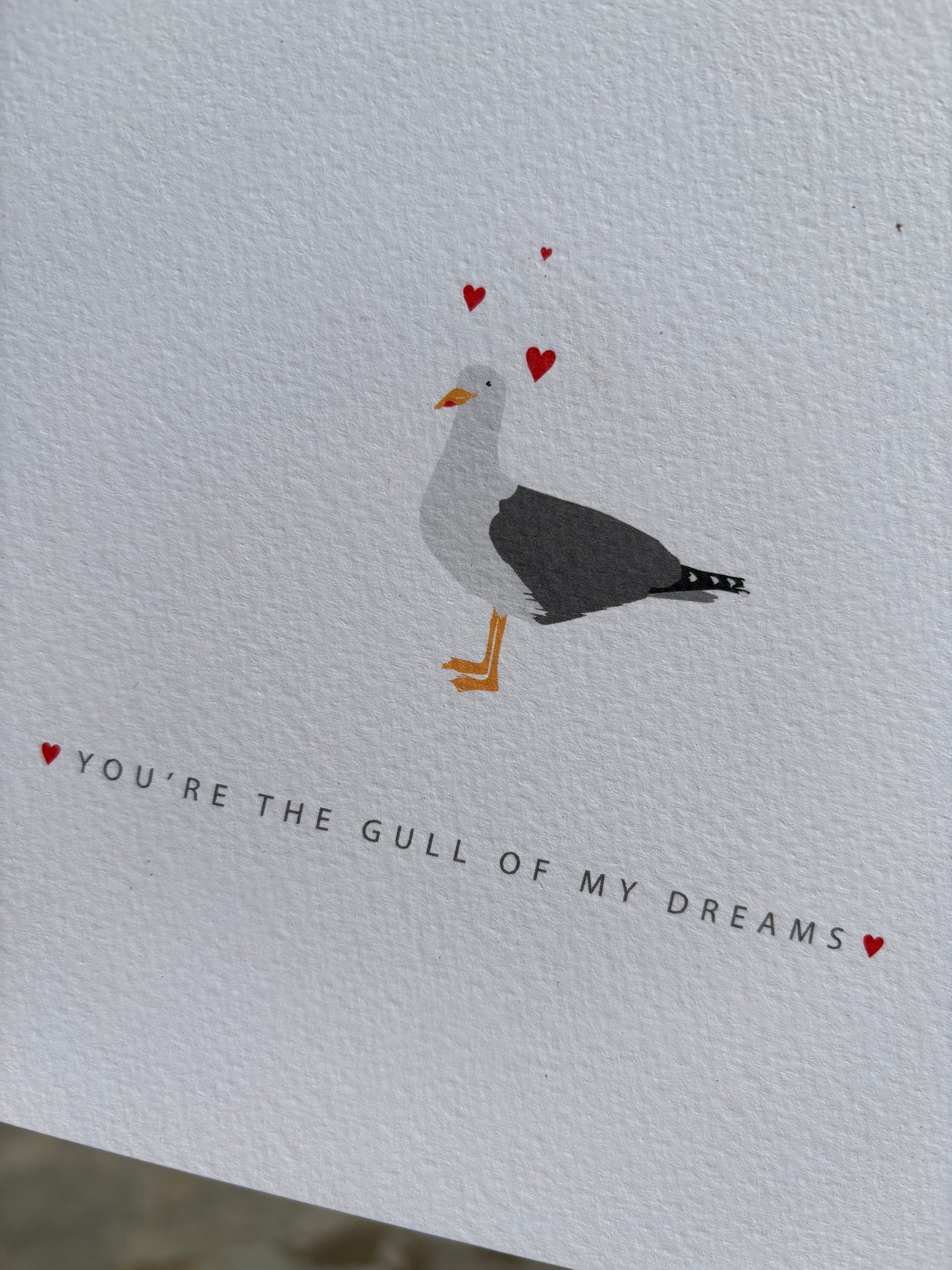 You’re The Gull of My Dreams Card