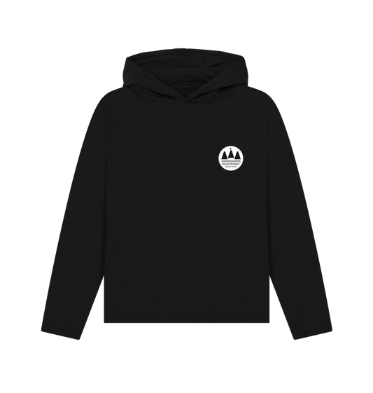 Black Staff Pullover Womens Hoodie