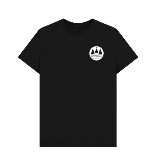 Black Staff Tee Mens Plain