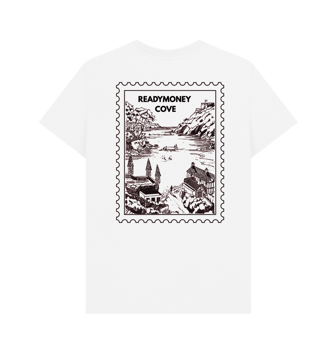 White Printed T-shirt Back