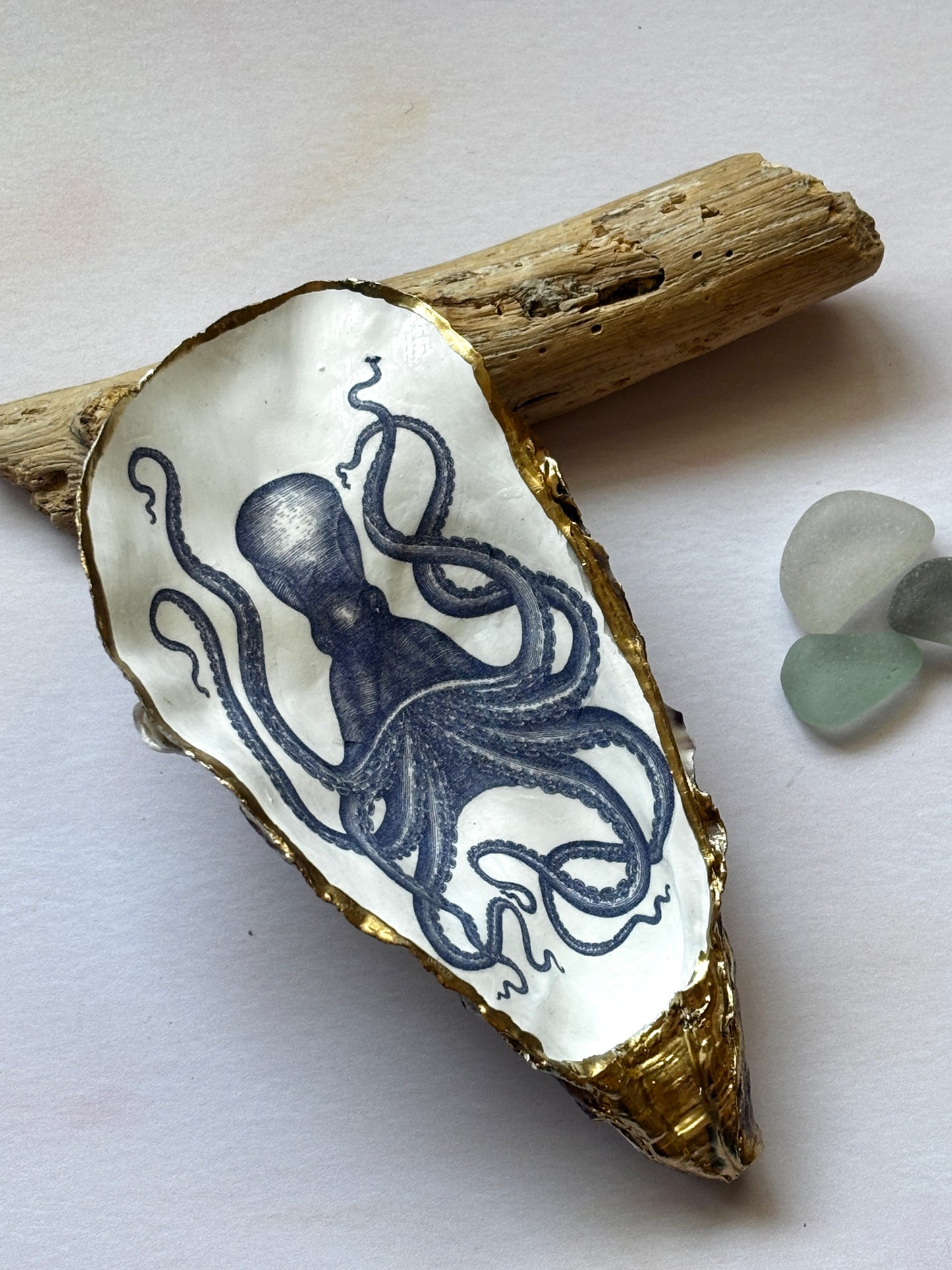 Seaside Decorated Oyster Shells