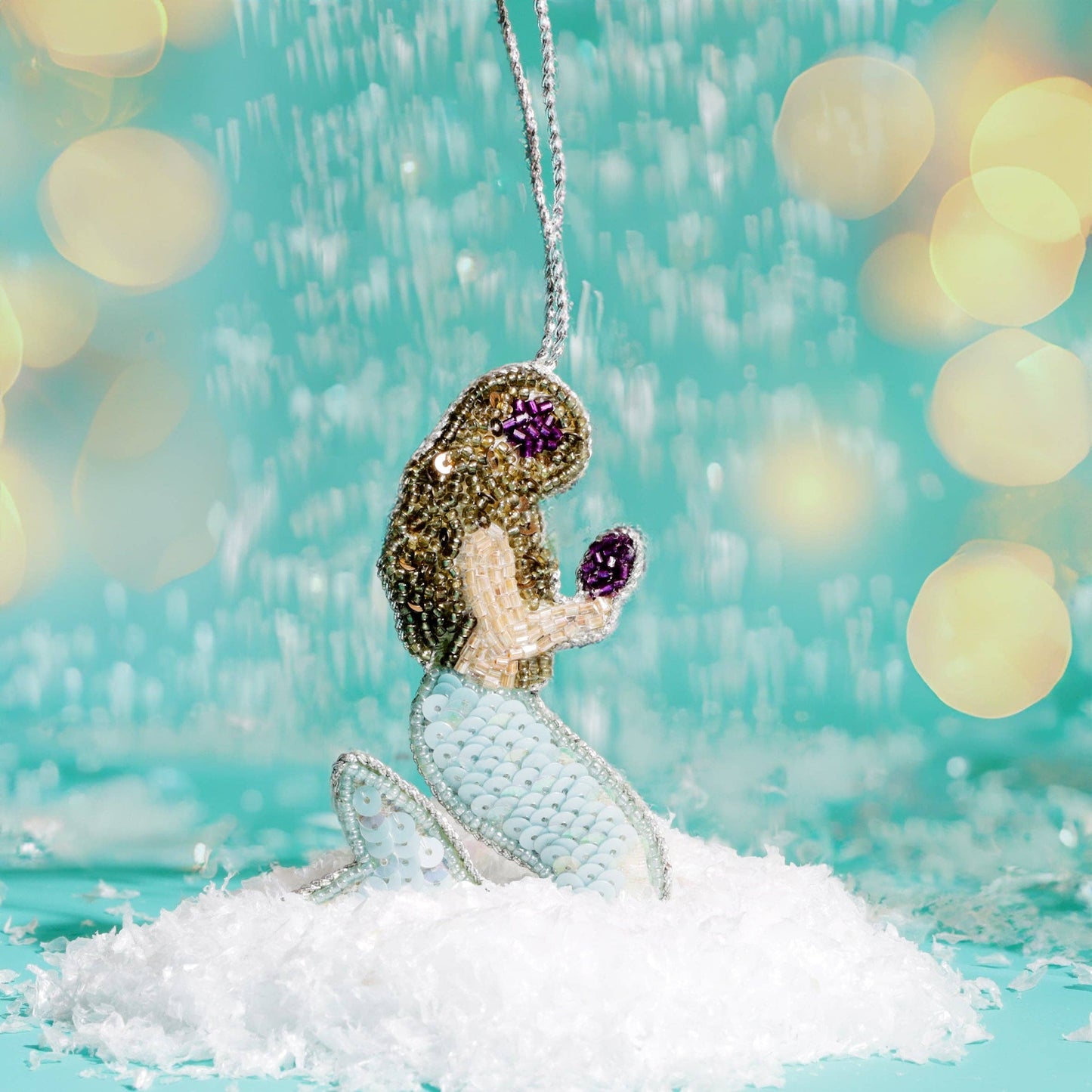 Beaded Mermaid Hanging Decoration