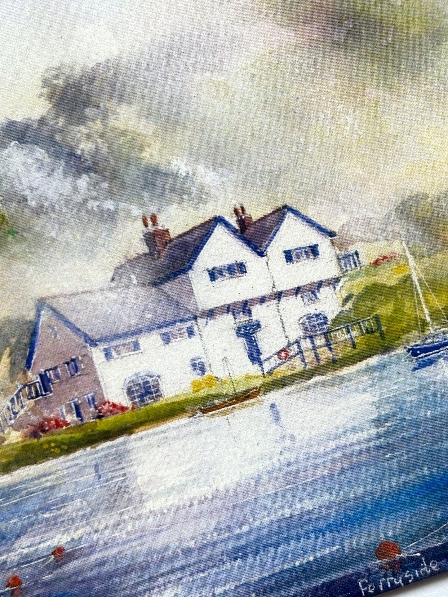 Ferryside, the home of Daphne du Maurier Art Card