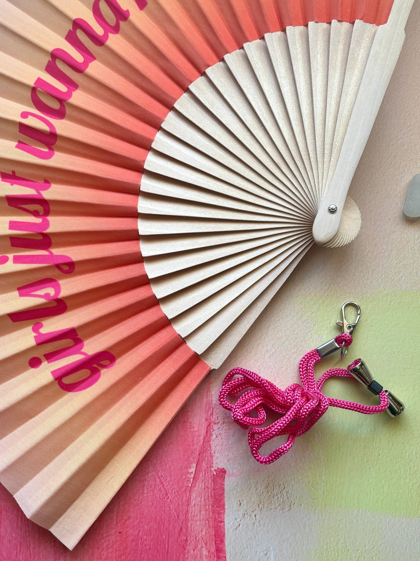 Girls Just Wanna Have Sun Folding Fan