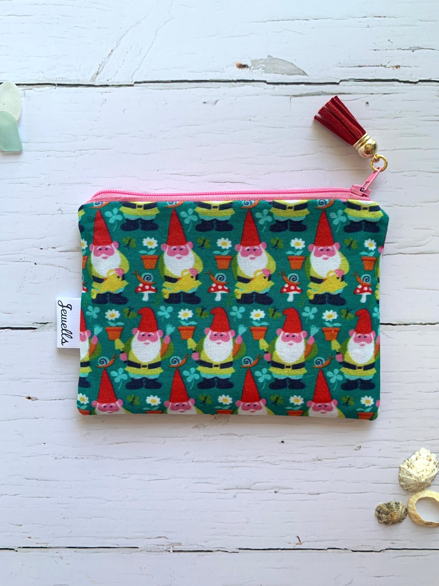 Handmade Fabric Zipped Purse (in two sizes) - Readymoney Beach Shop