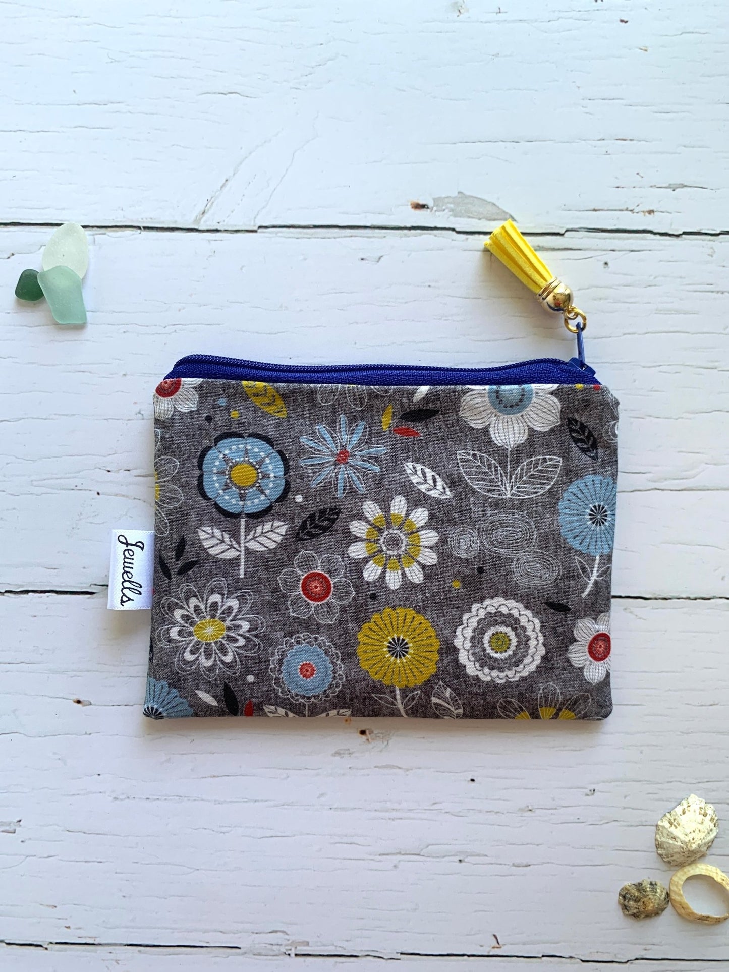 Handmade Fabric Zipped Purse (in two sizes) - Readymoney Beach Shop