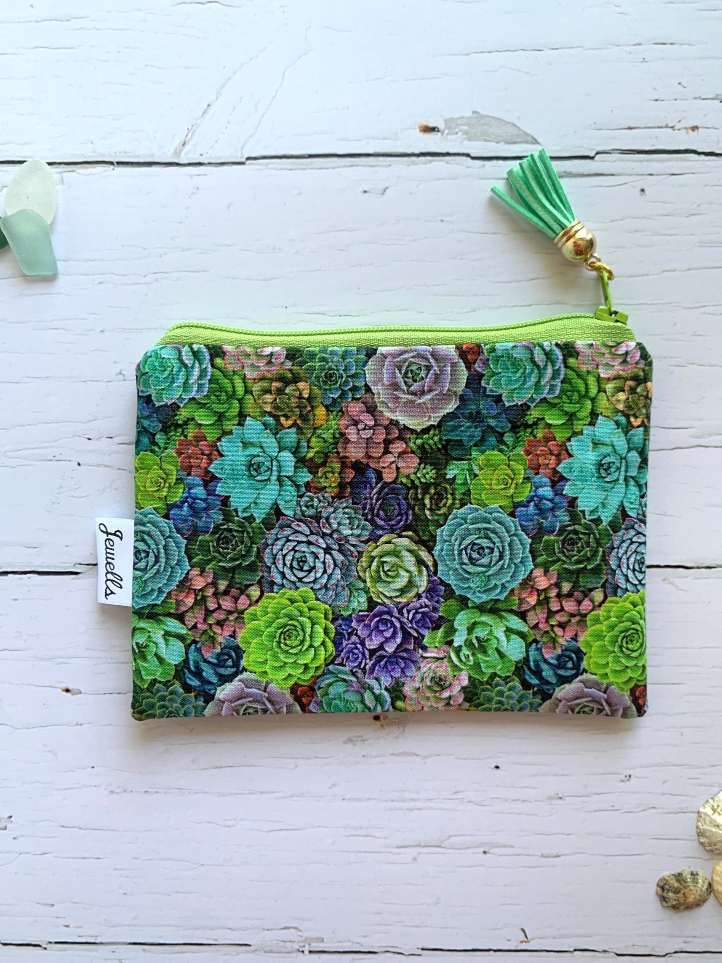 Handmade Fabric Zipped Purse (in two sizes) - Readymoney Beach Shop
