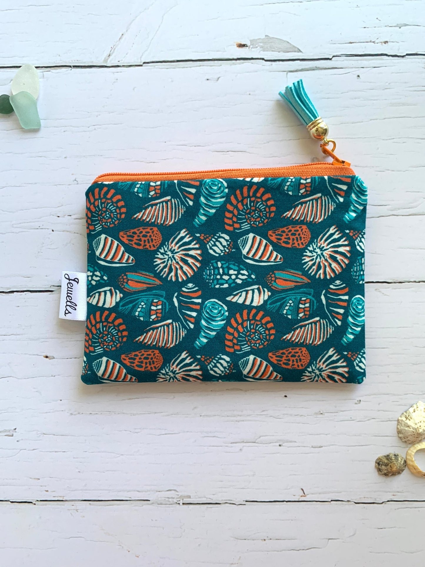 Handmade Fabric Zipped Purse (in two sizes) - Readymoney Beach Shop