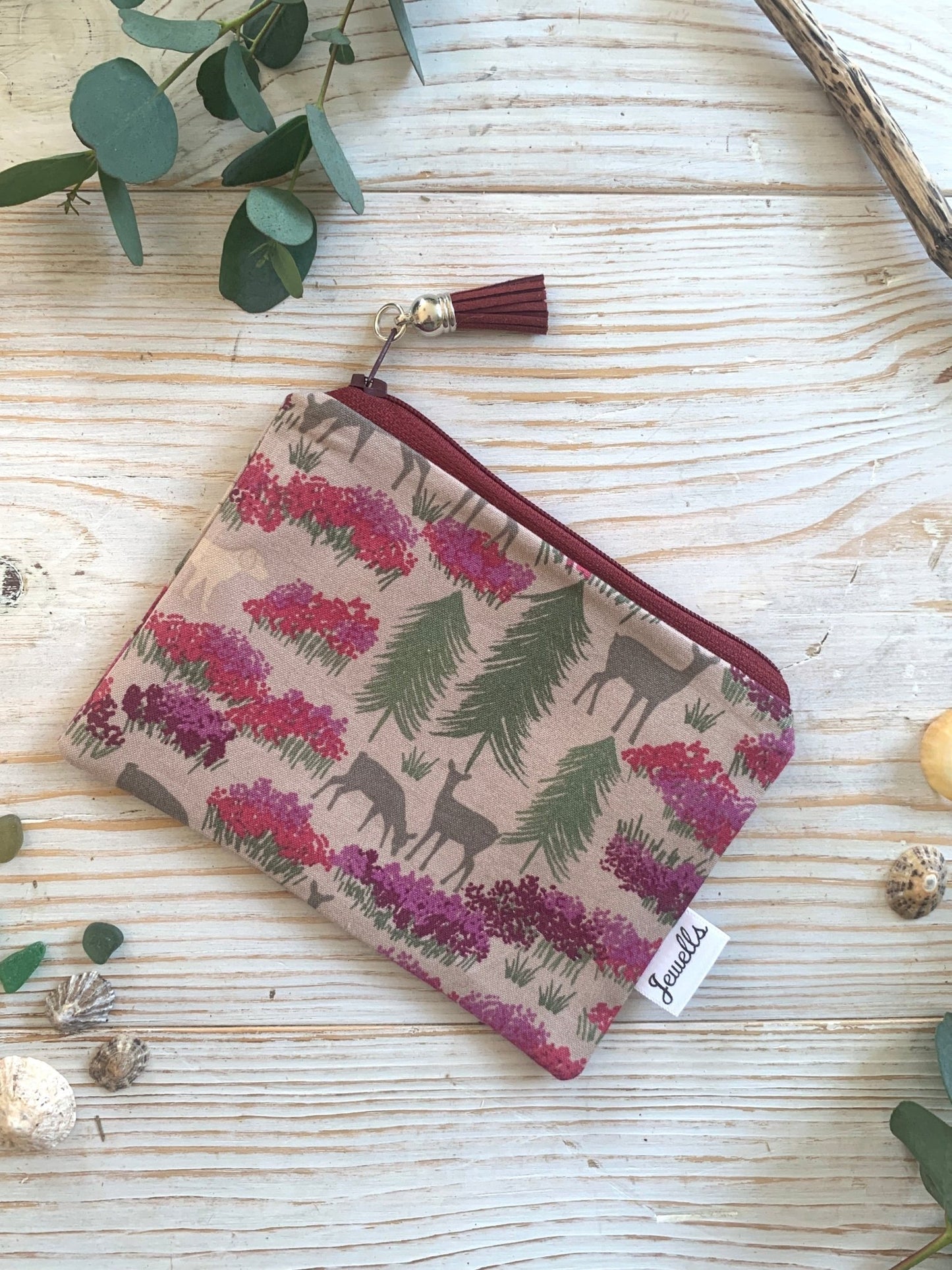 Handmade Fabric Zipped Purse (in two sizes) - Readymoney Beach Shop