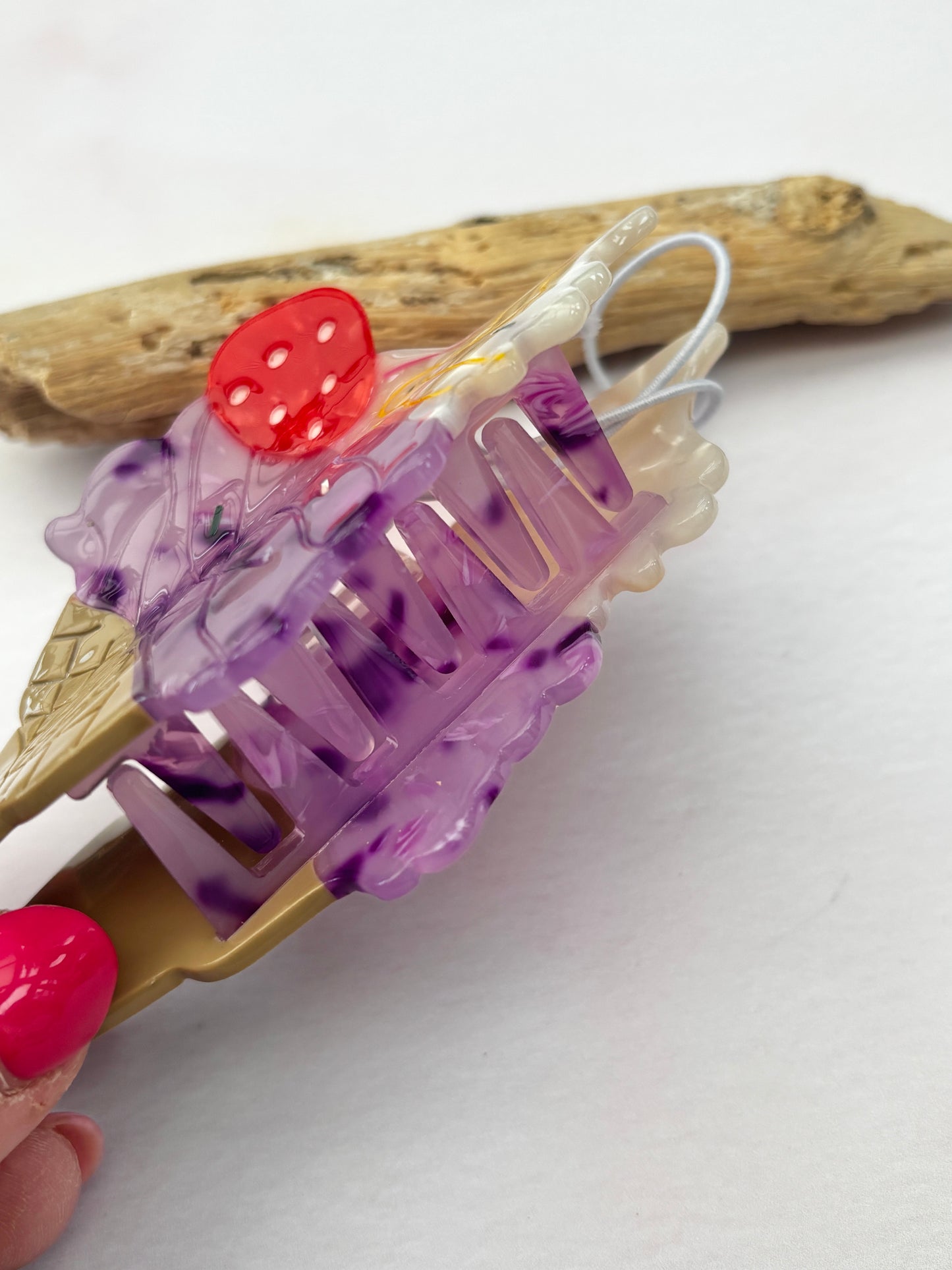 Ice Cream Sundae Hair Claw Clip