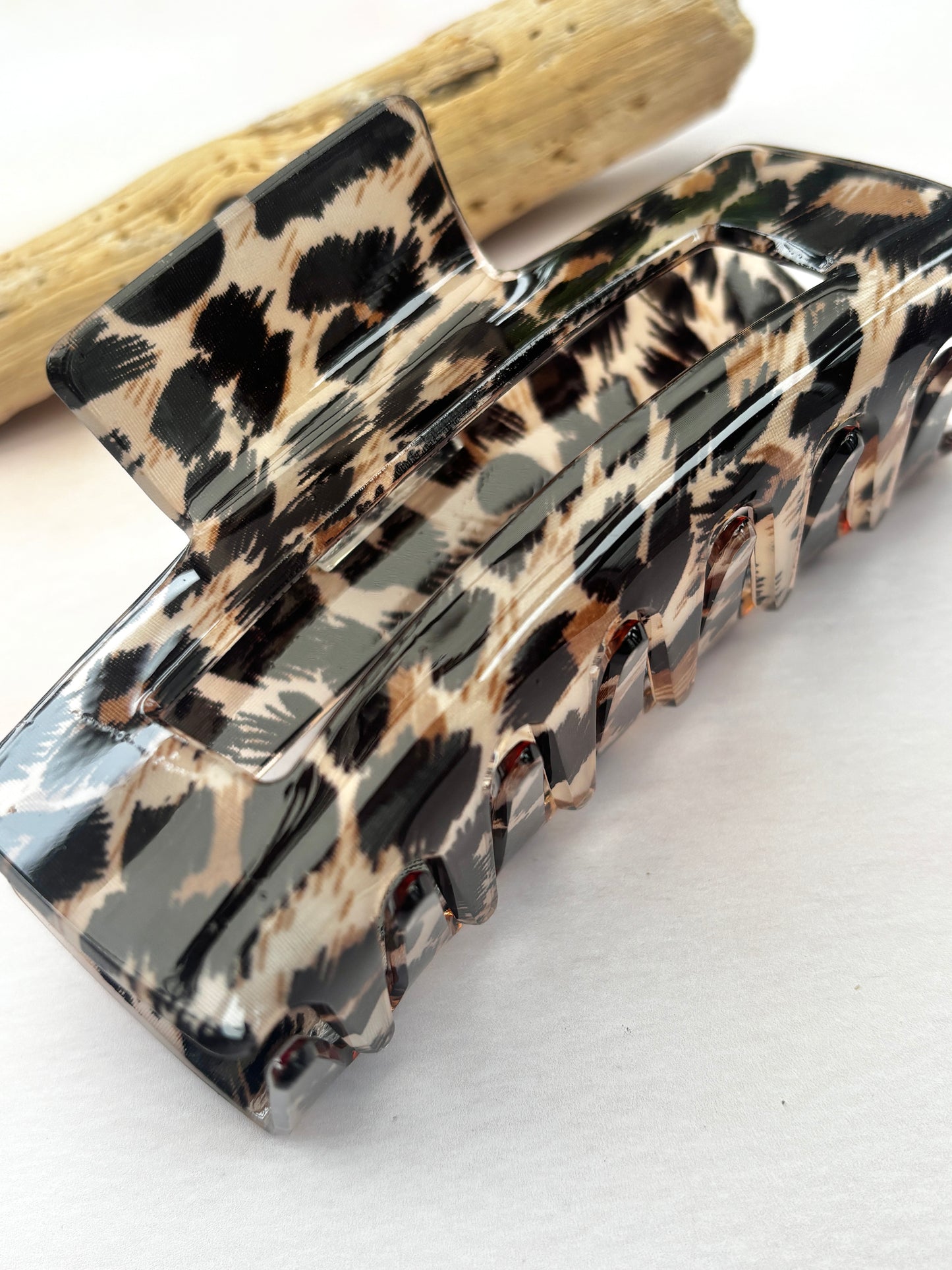 Leopard Print Hair Claw