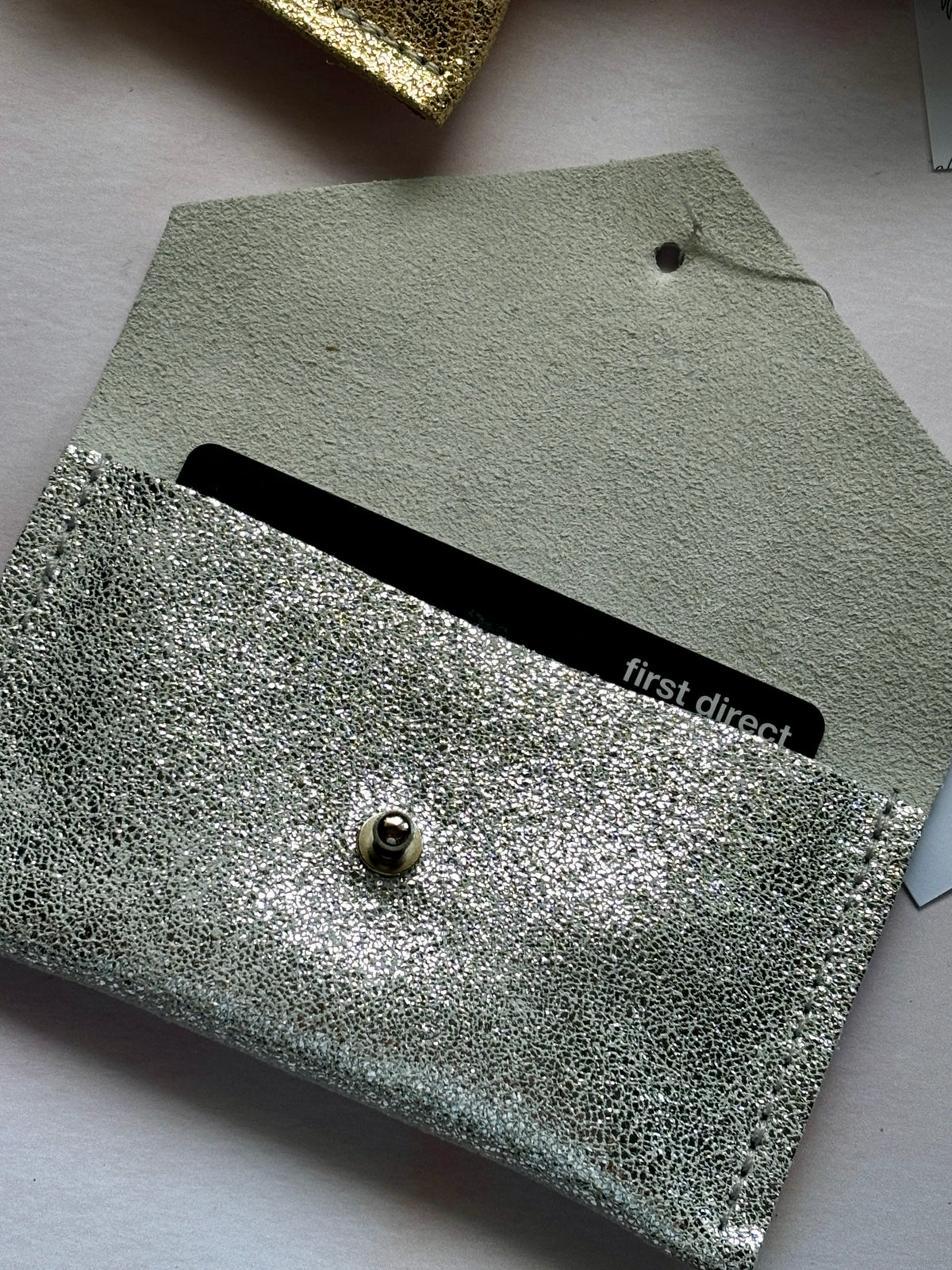 Handmade Leather Card Holder Purse