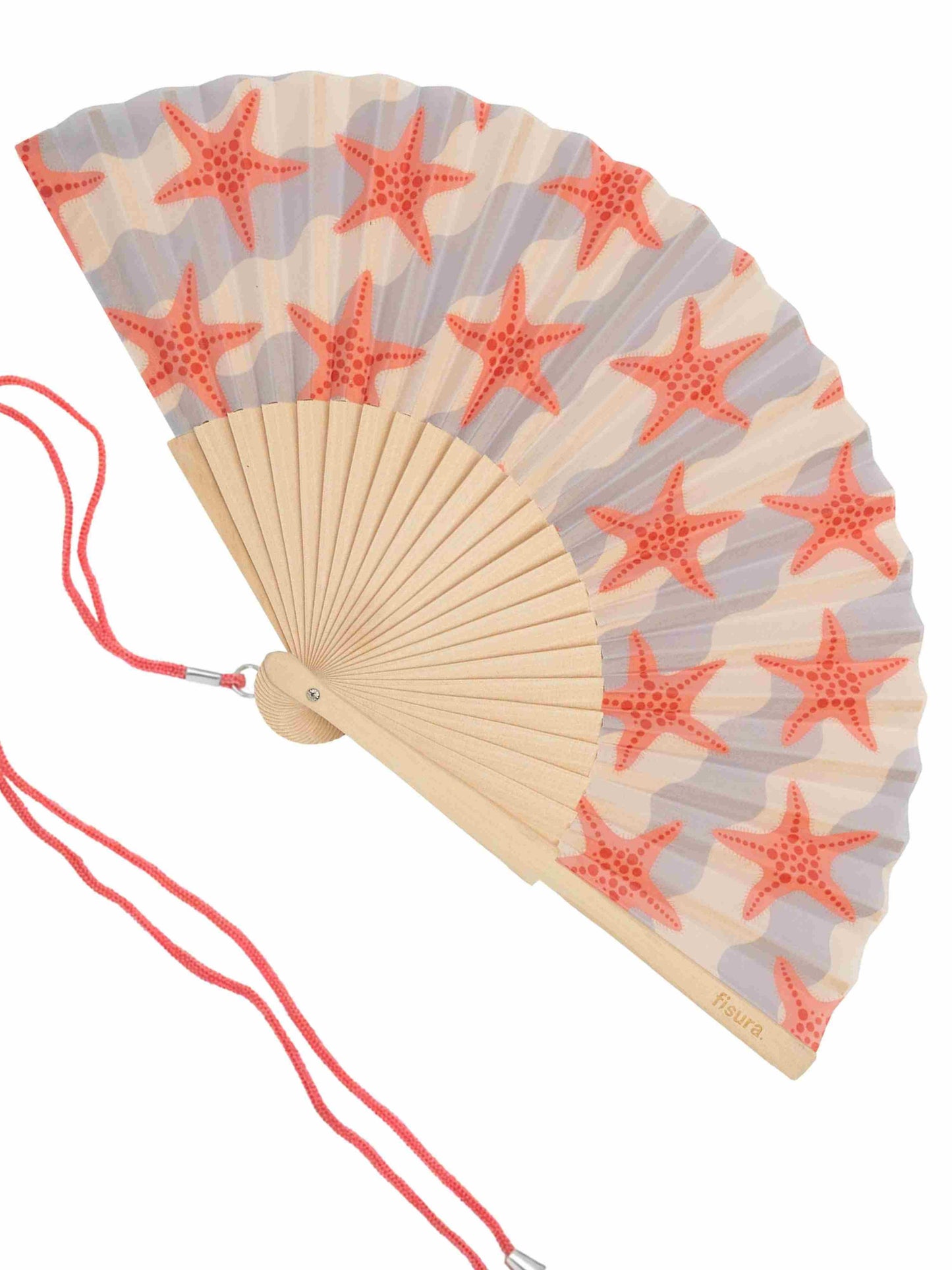 Starfish Folding Fabric Fan