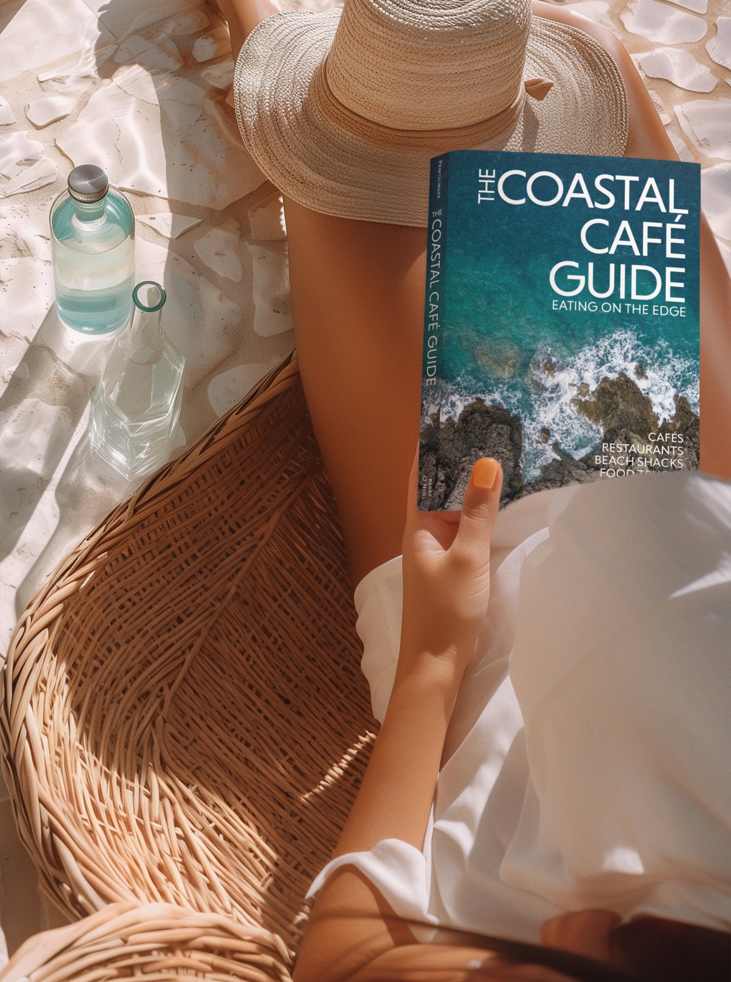 Coastal Café Guide 2024—stylish UK travel book featuring seaside eats, perfect for beach days and foodie adventures