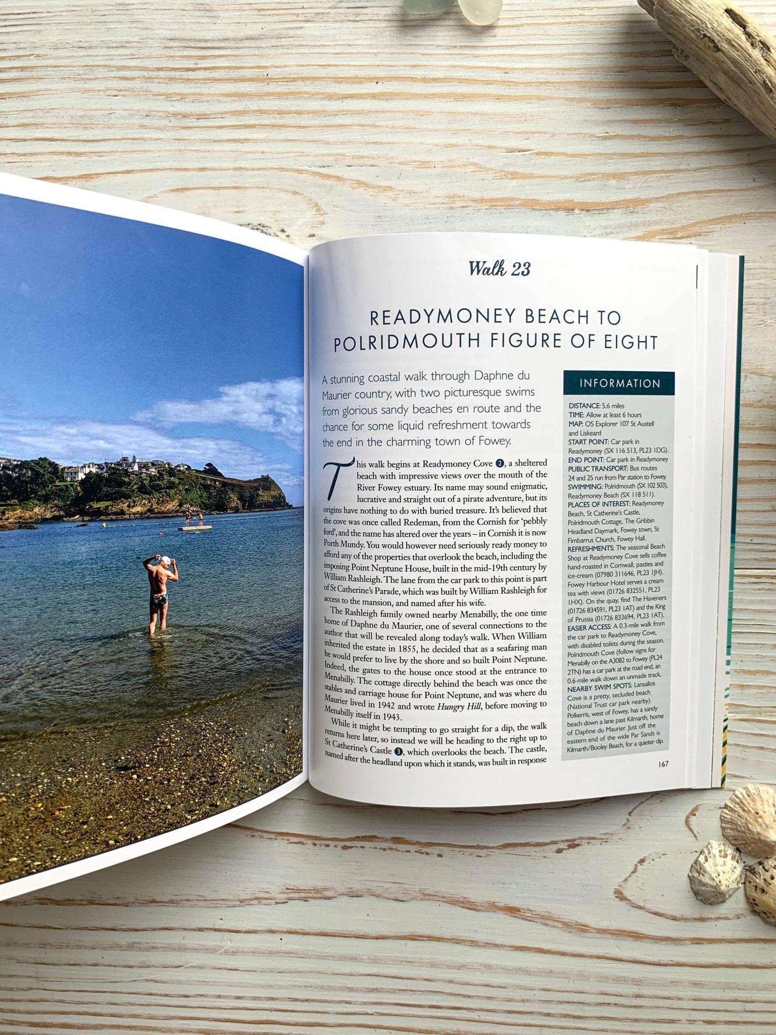 Wild Swimming Walks Cornwall book - Readymoney Beach Shop