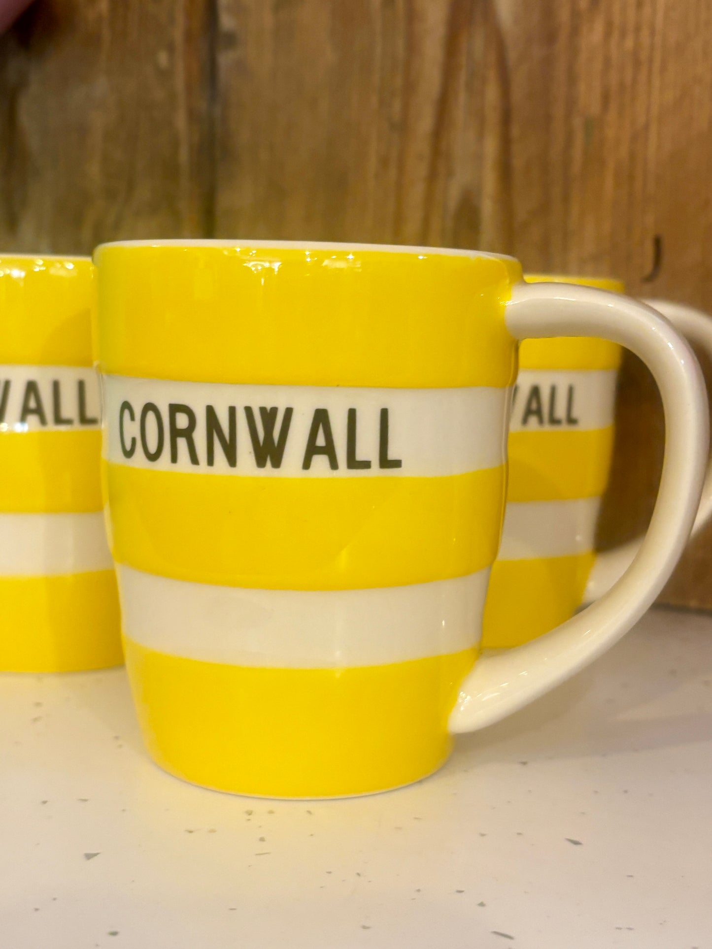 Limited Edition Yellow Cornwall Cornishware Mug