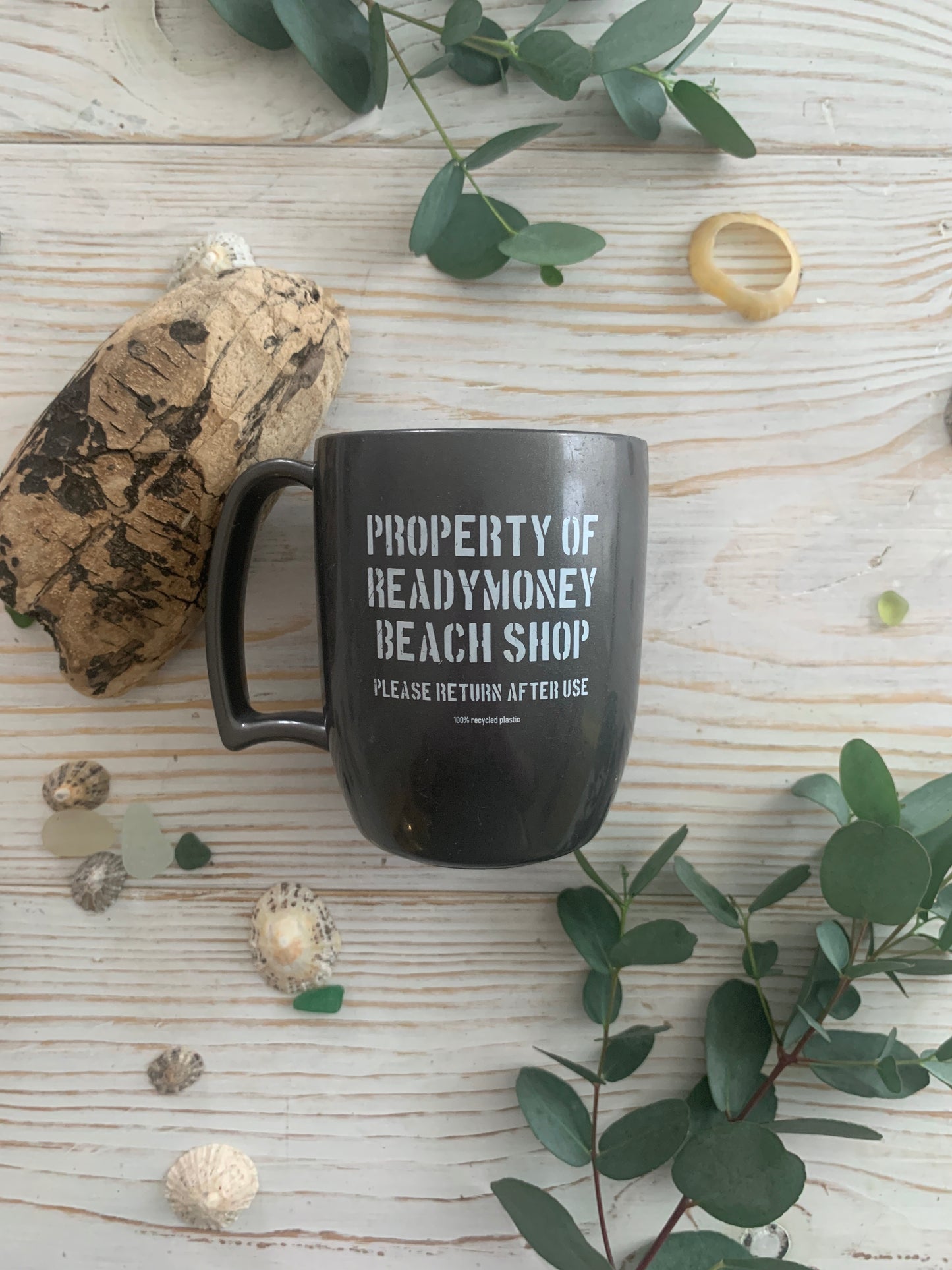 Property of Readymoney Beach Shop mug