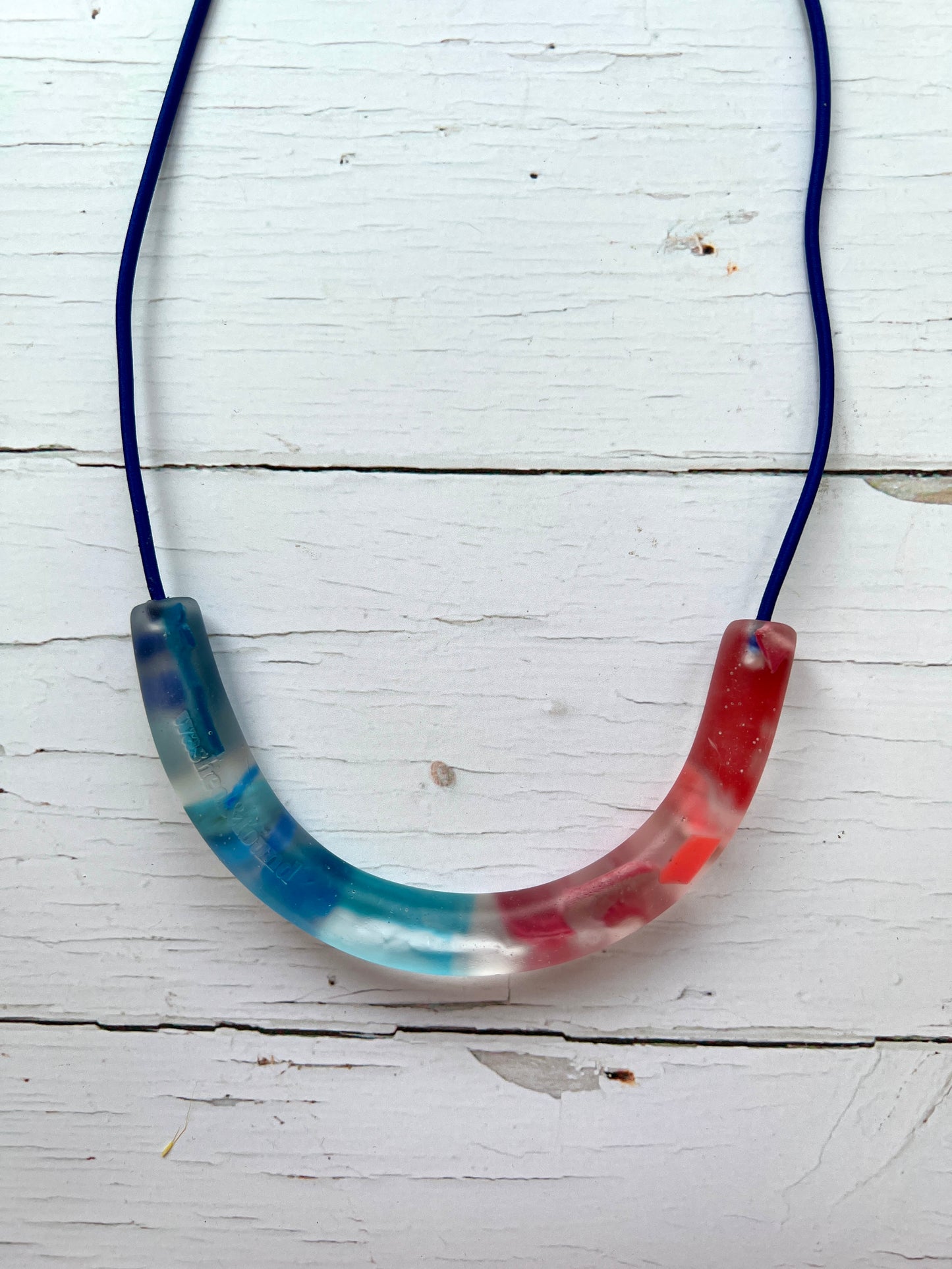 Colourful Beach Plastic Necklace