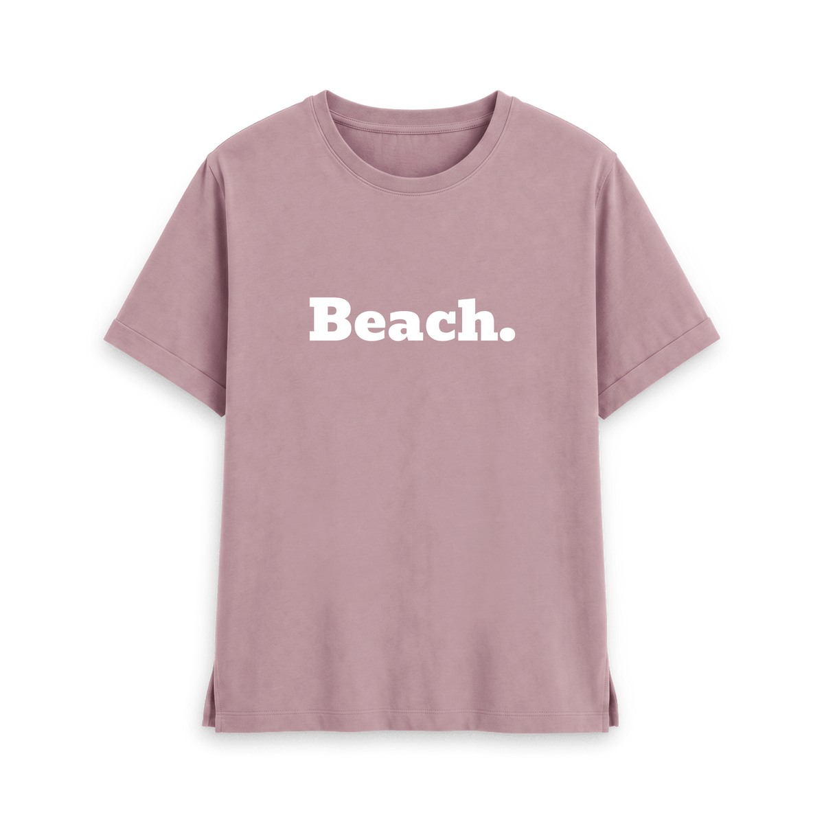 Mauve Printed T-shirt Front