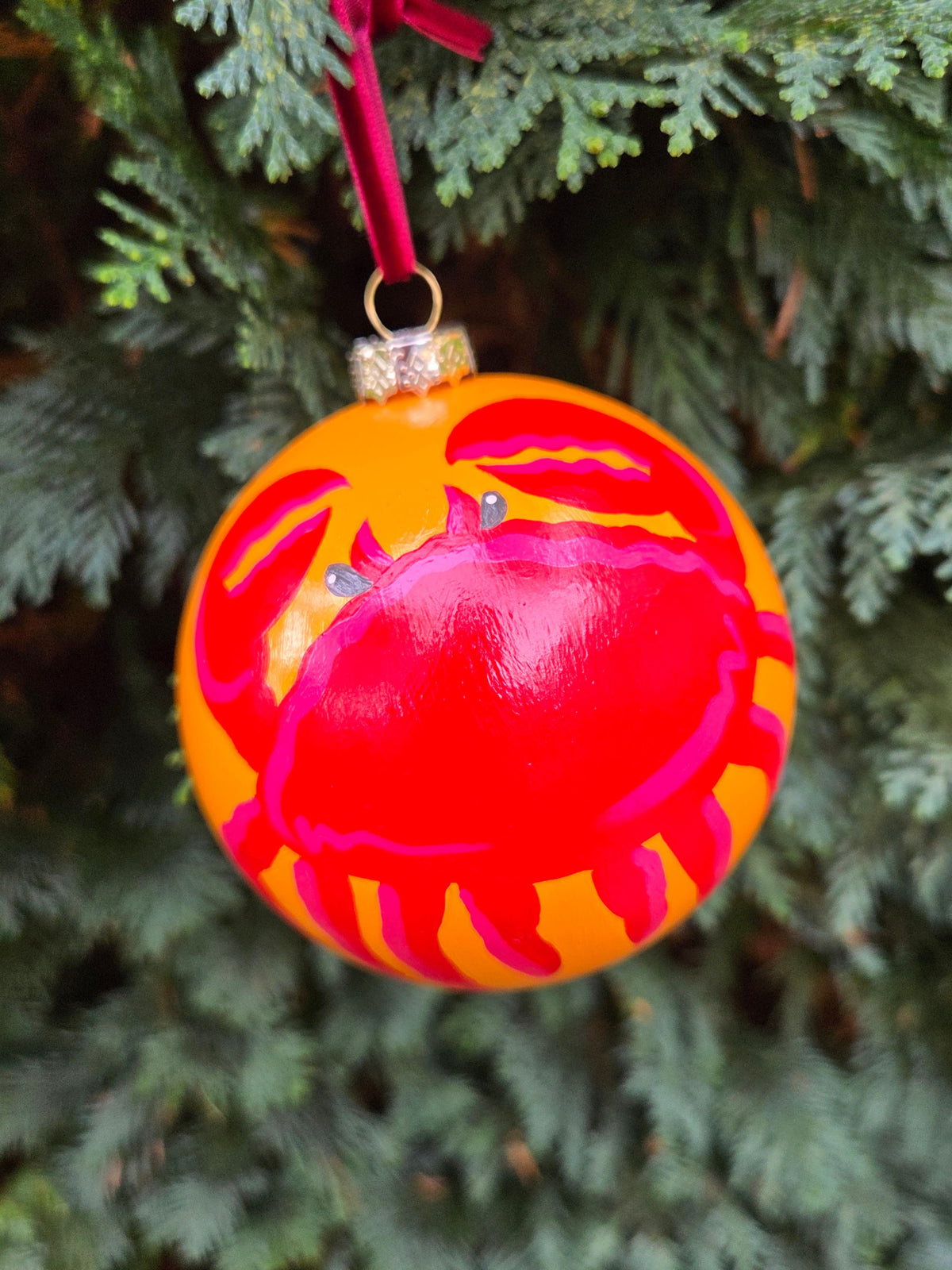 Handpainted Colourful Fowey Sealife Baubles