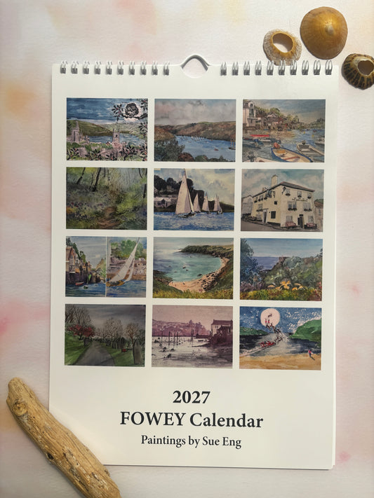 Fowey 2027 Watercolour Calendar