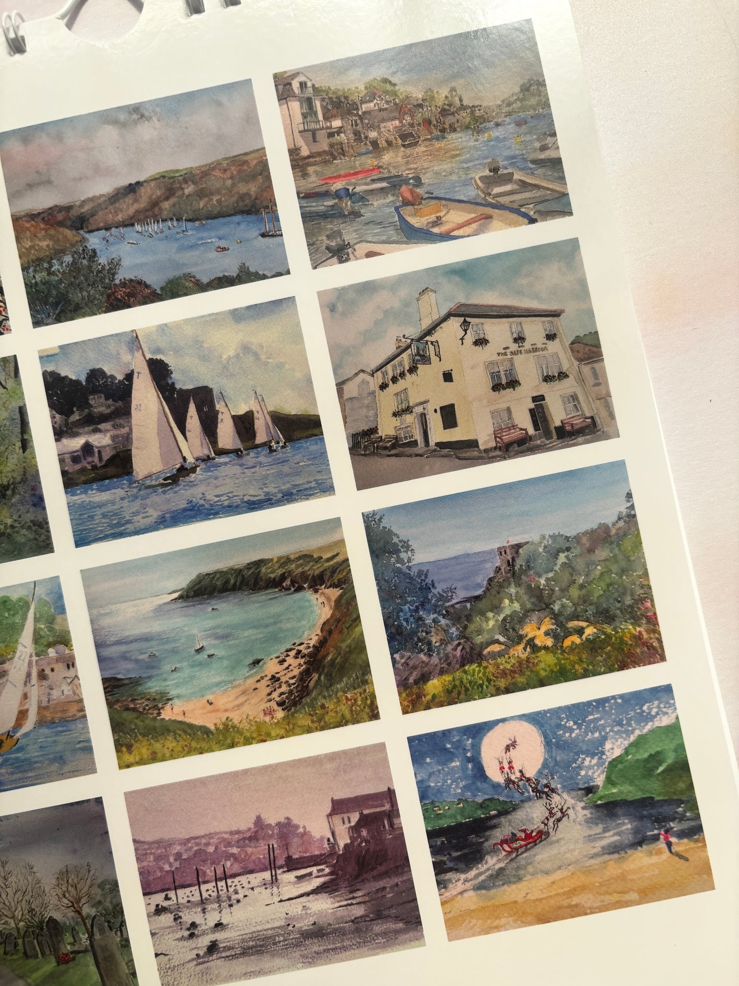 Fowey 2027 Watercolour Calendar