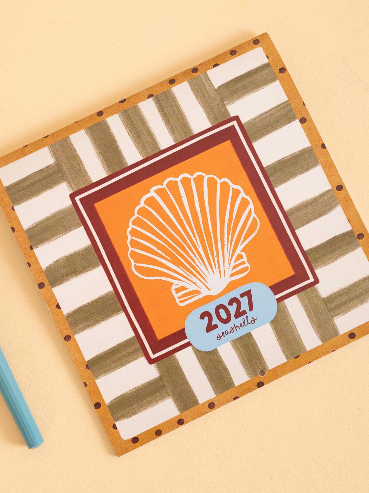 2027 Seashells Compact Wall Calendar
