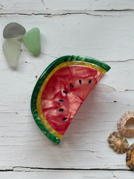 Watermelon Hair Claw
