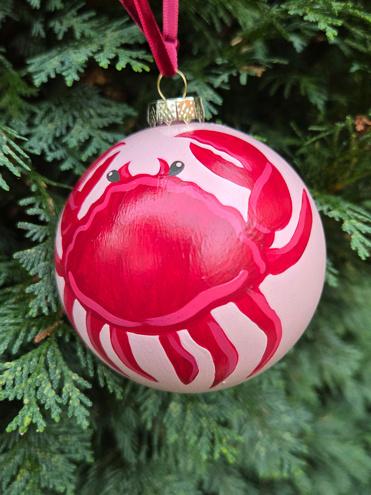 Handpainted Colourful Fowey Sealife Baubles