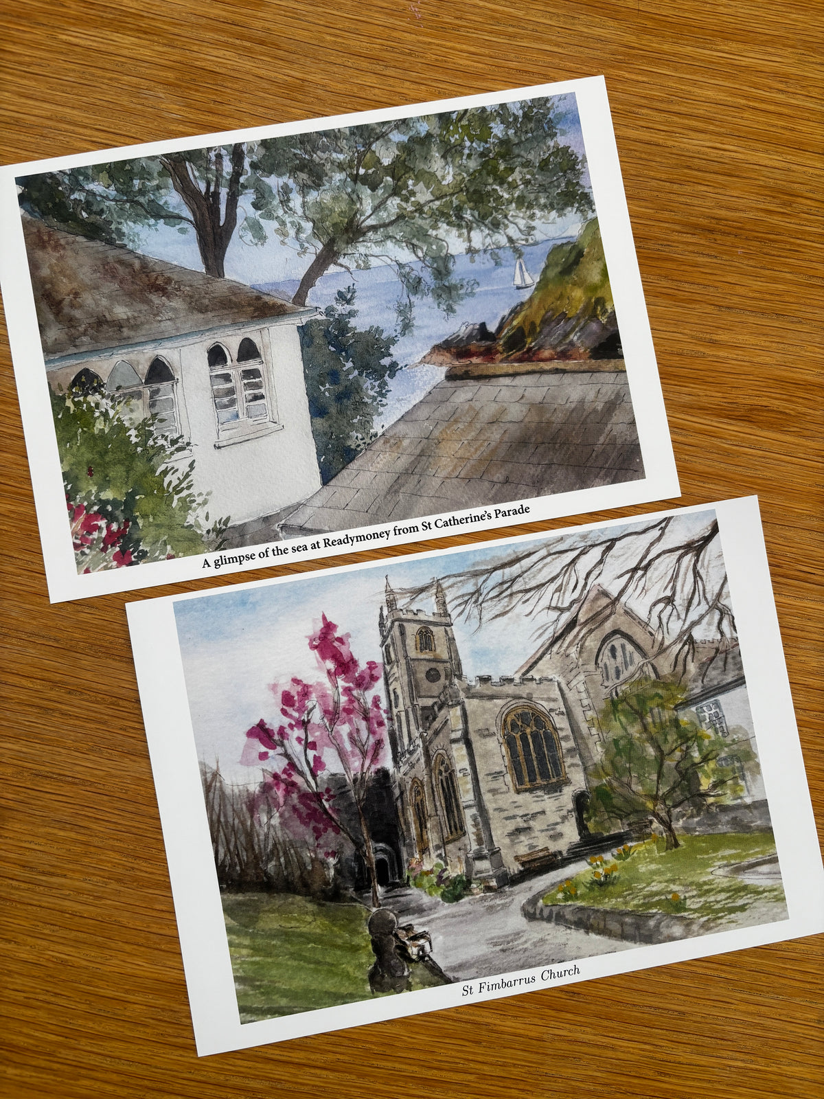 Lucky Dip: 3 x Fowey Watercolour A5 Prints by Sue Eng