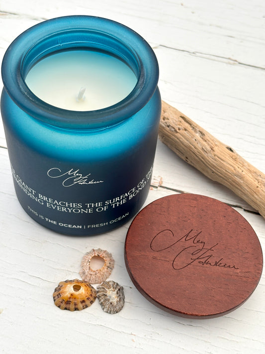 Fresh Ocean Soy Wax Candle Jar