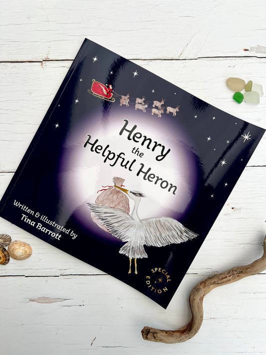 Henry the Helpful Heron, illustrated children's storybook