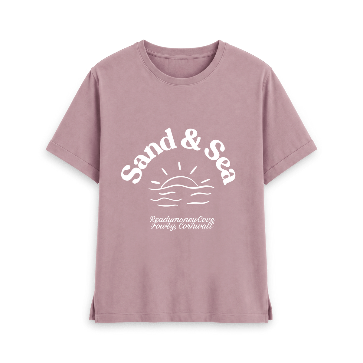 Mauve Printed T-shirt Front