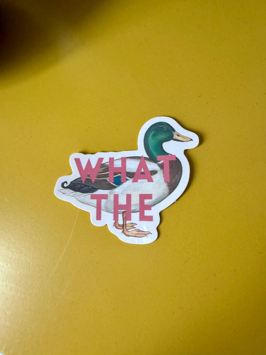 What The Duck Sticker