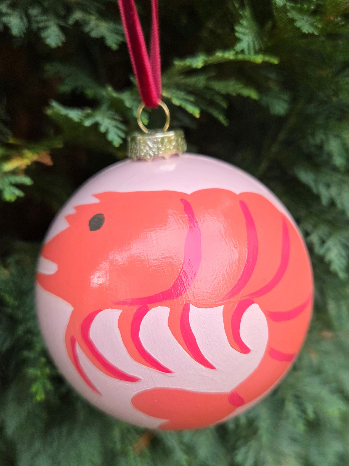 Handpainted Colourful Fowey Sealife Baubles
