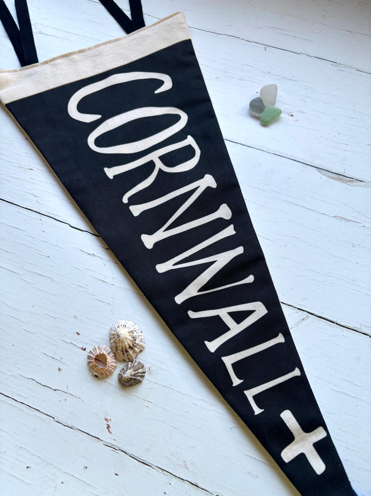 Cornwall Handmade Fabric Pennant Flag