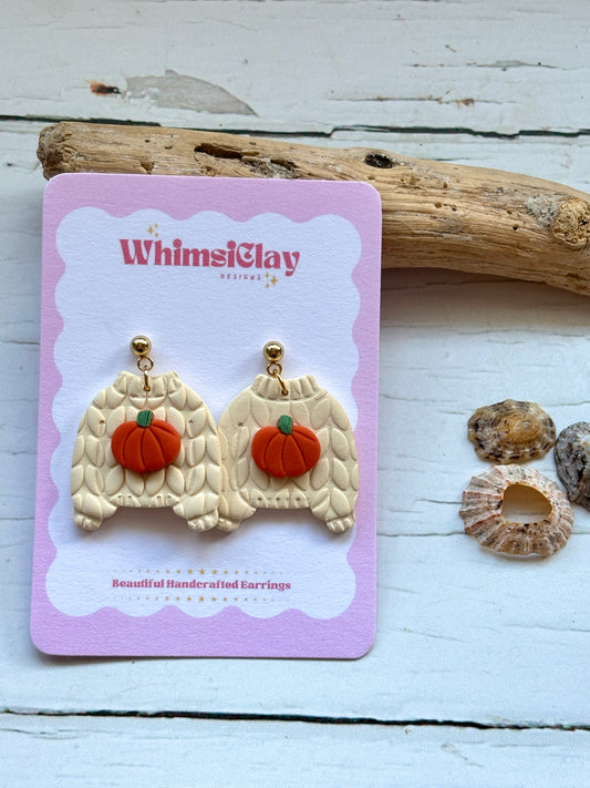 Pumpkin Jumper Earrings