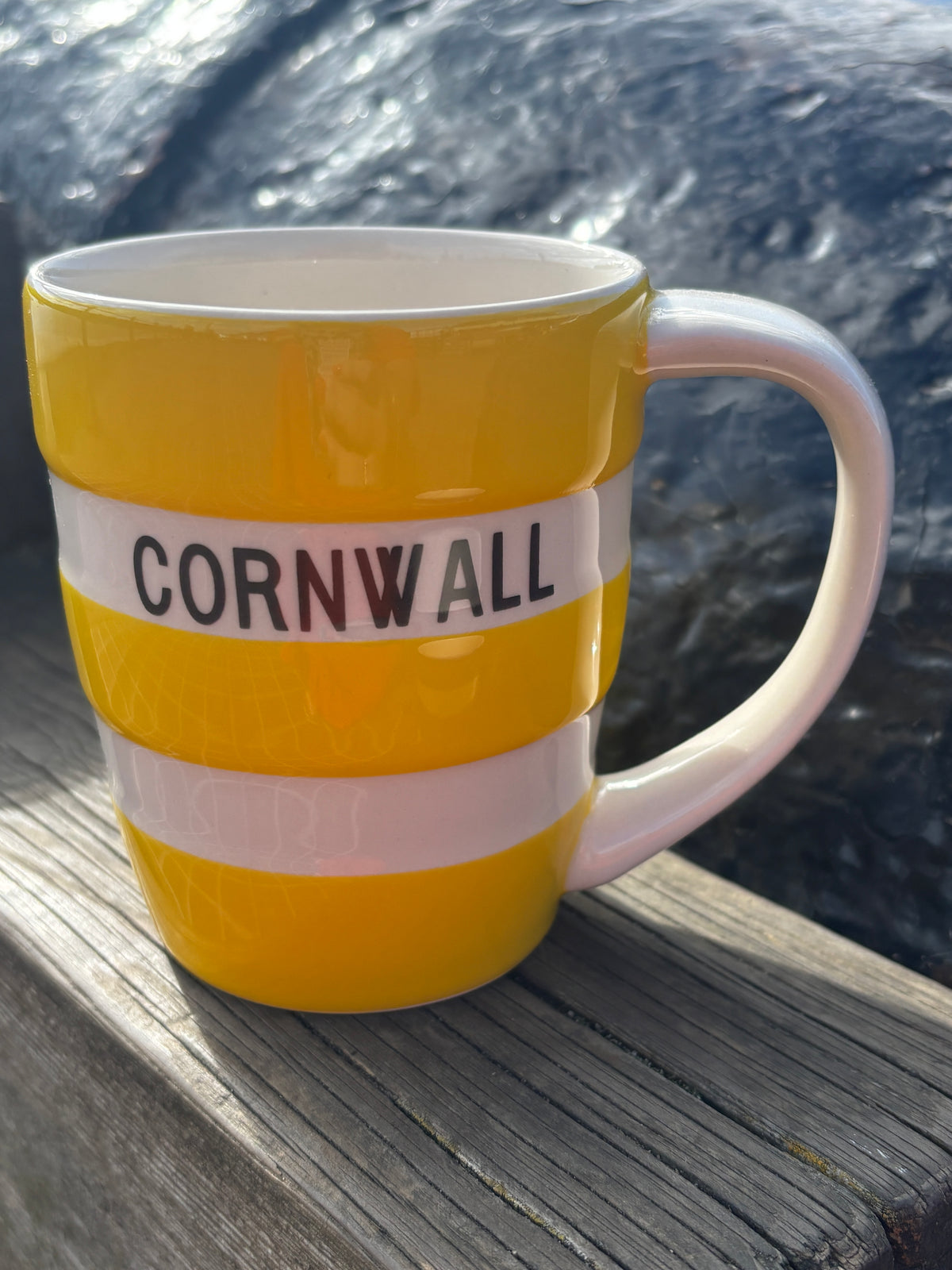 Limited Edition Yellow Cornwall Cornishware Mug