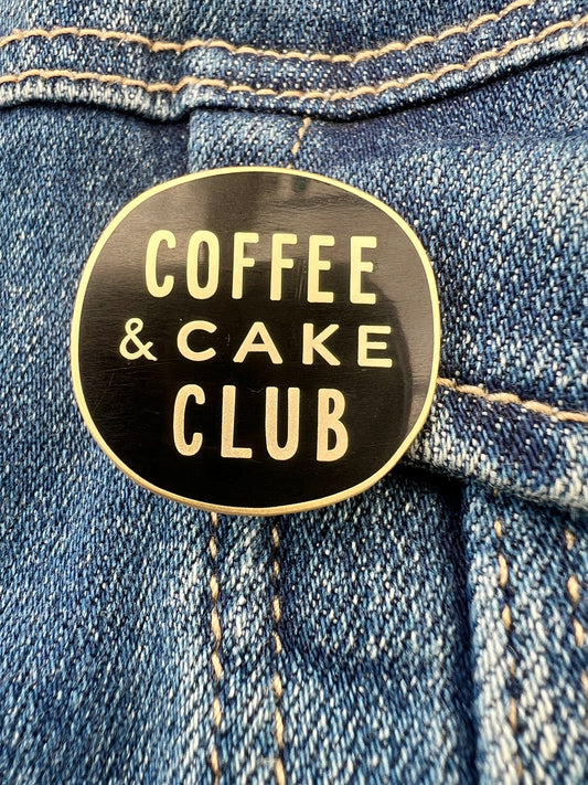 Coffee & Cake Club Enamel Pin Badge