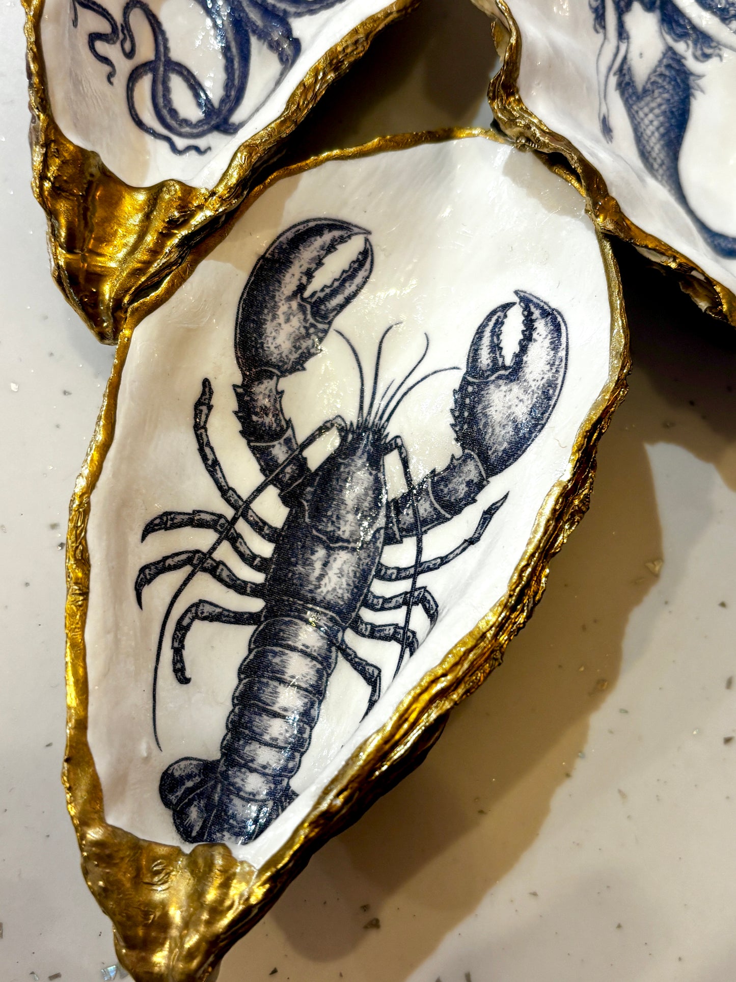 Seaside Decorated Oyster Shells