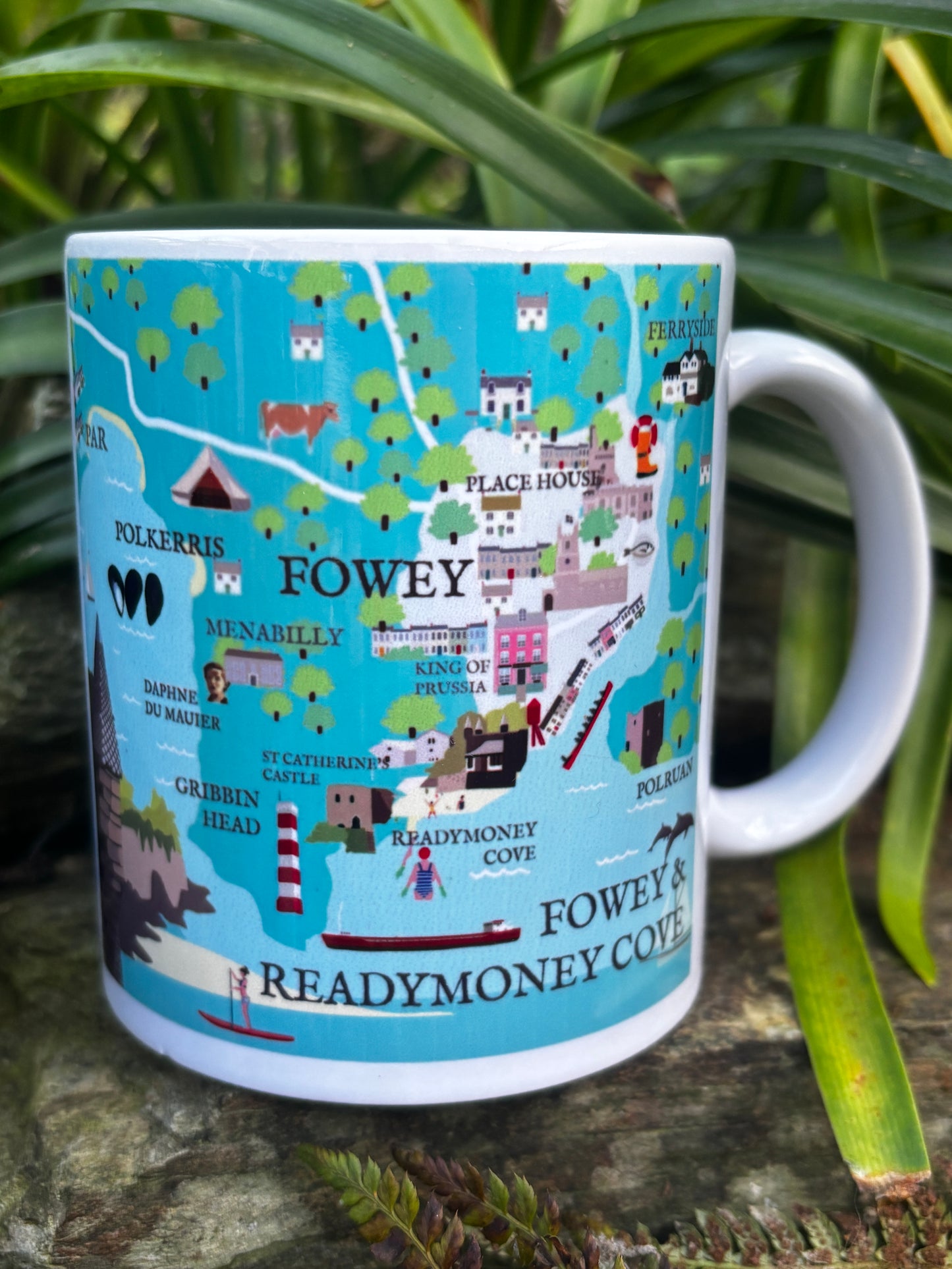 Seconds Quality Fowey Landmarks Mug