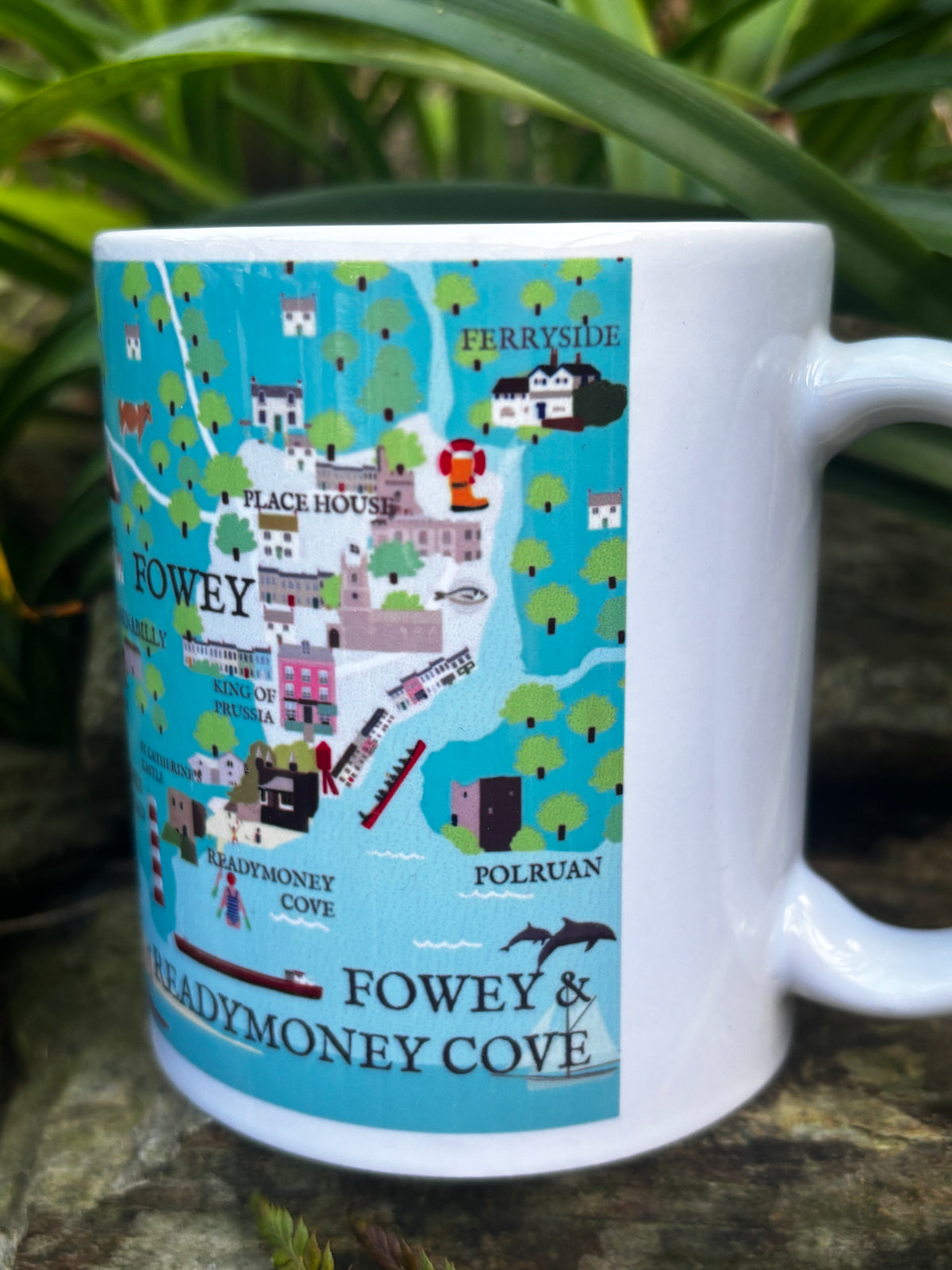 Seconds Quality Fowey Landmarks Mug