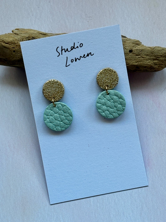 Hollie Leather Earrings