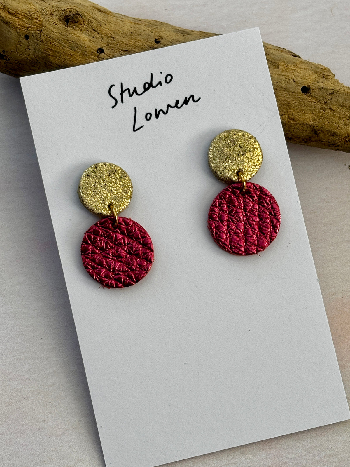 Hollie Leather Earrings