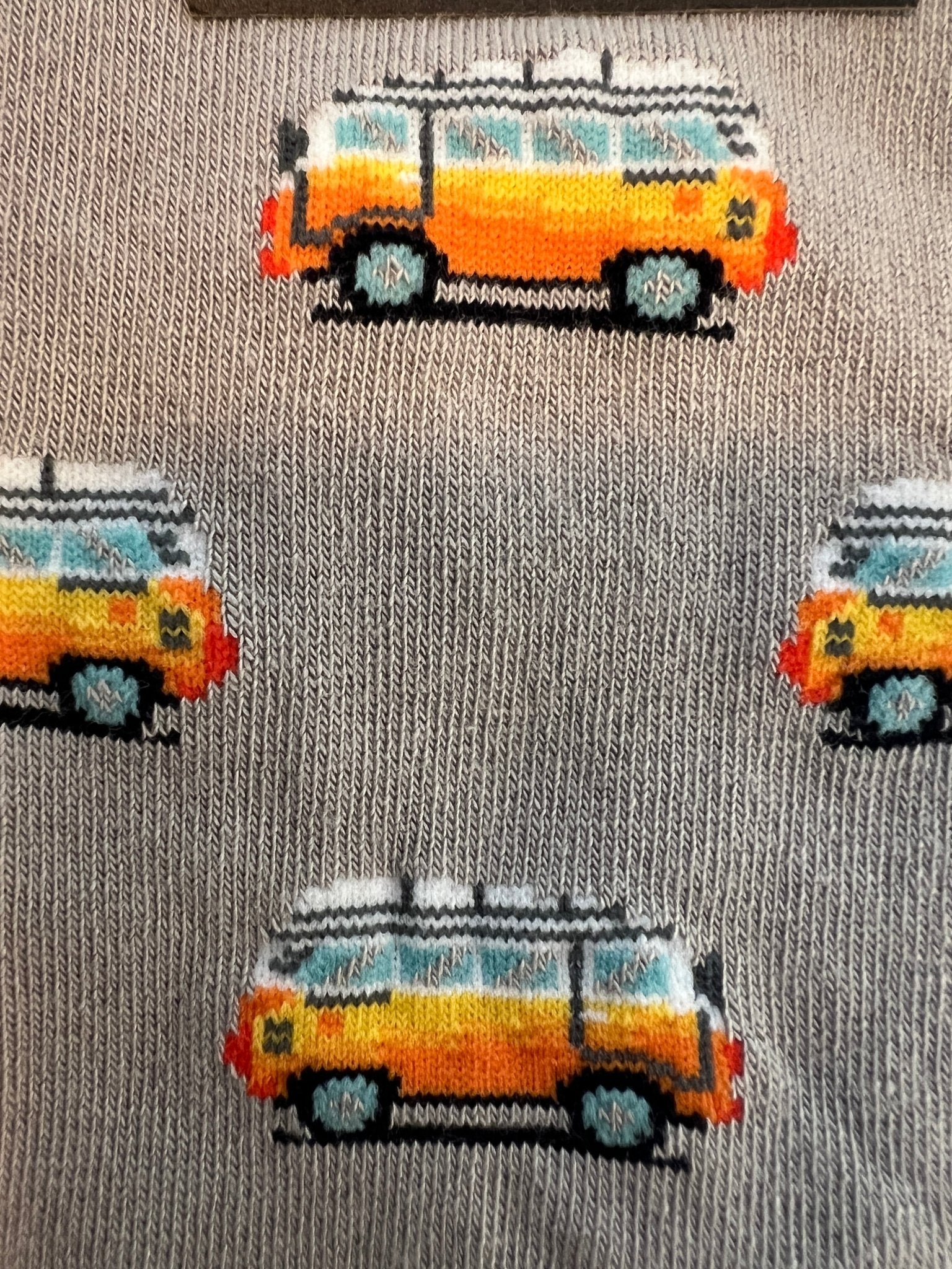 Bamboo Funky Socks: Camper Vans - Readymoney Beach Shop