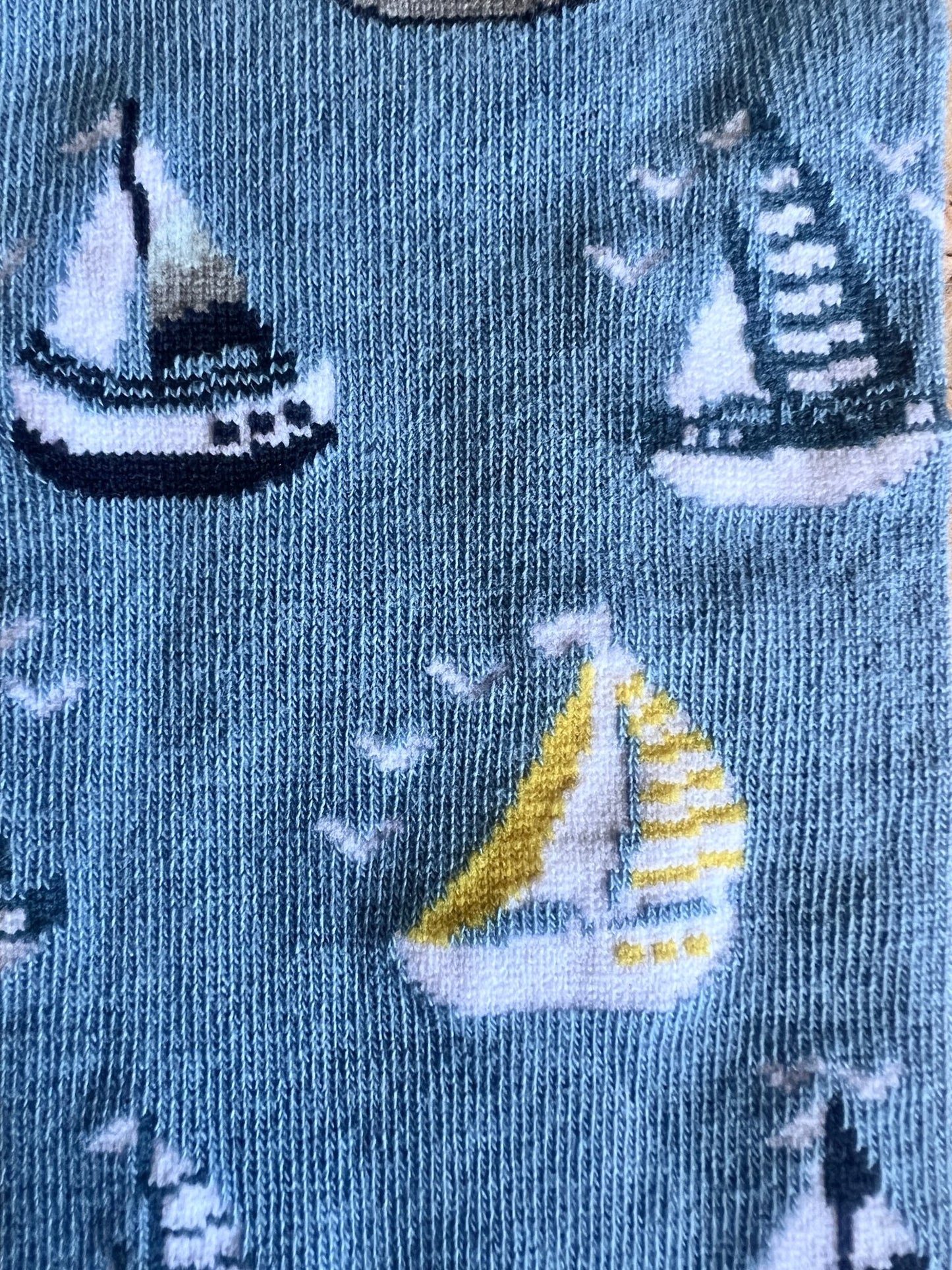 Bamboo Funky Socks: Sailboats Yachts - Readymoney Beach Shop